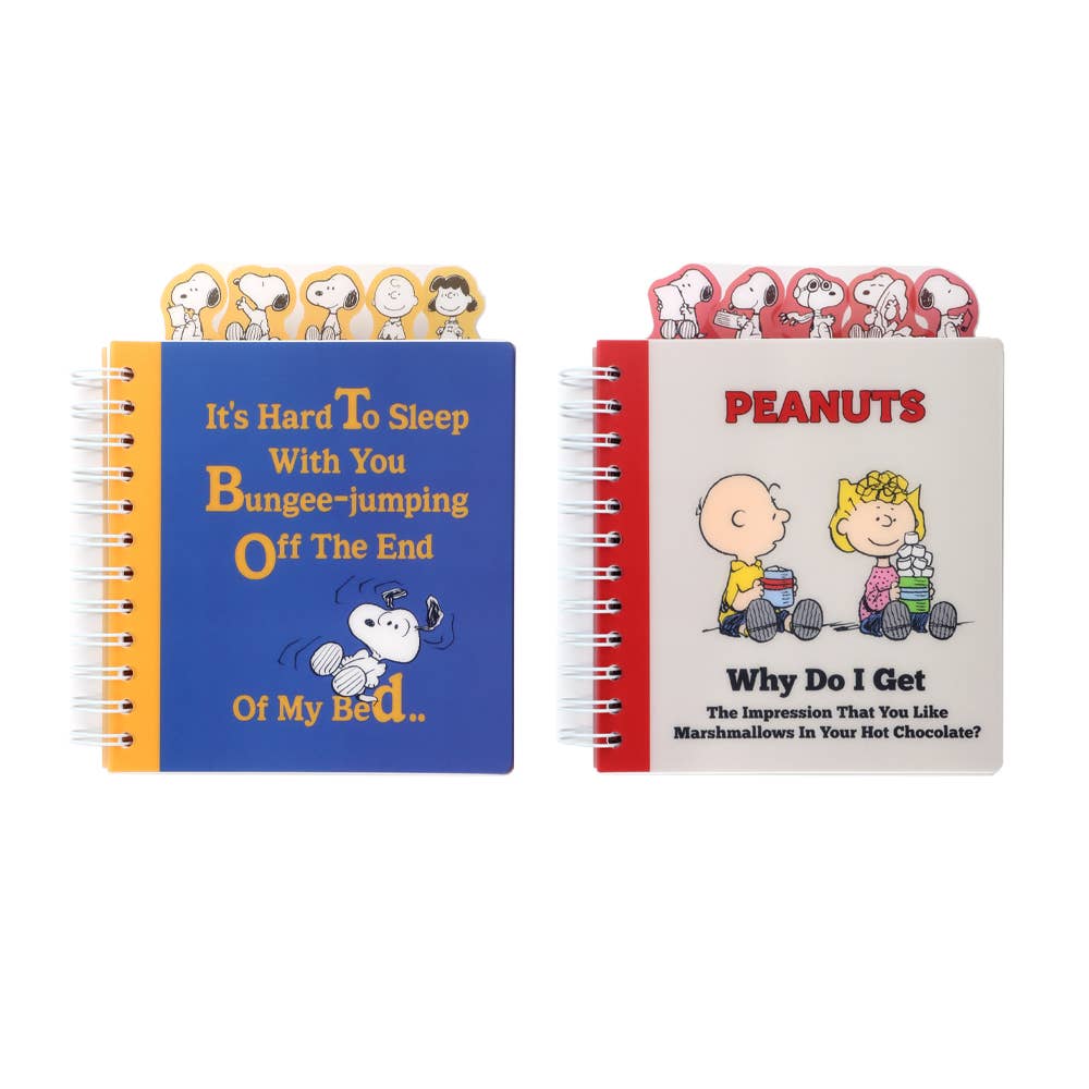 Peanuts Snoopy 5 Section Index Journal Note Book