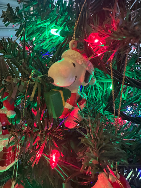 Peanuts vintage Christmas ornaments