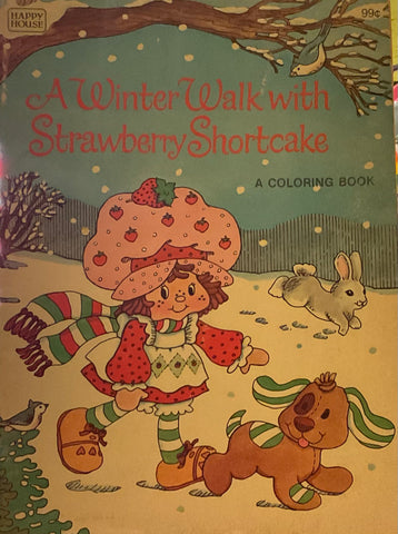 A Winter Walk With Strawberry Shortcake, A Coloring Book