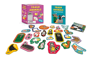 Trash Animals Magnet Set: Live Free, Eat Trash! (Rp Minis)