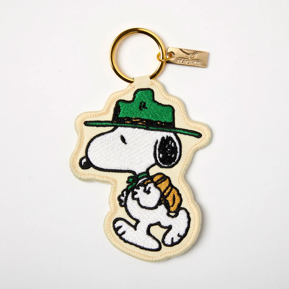 Peanuts Key Charm Camp Snoopy