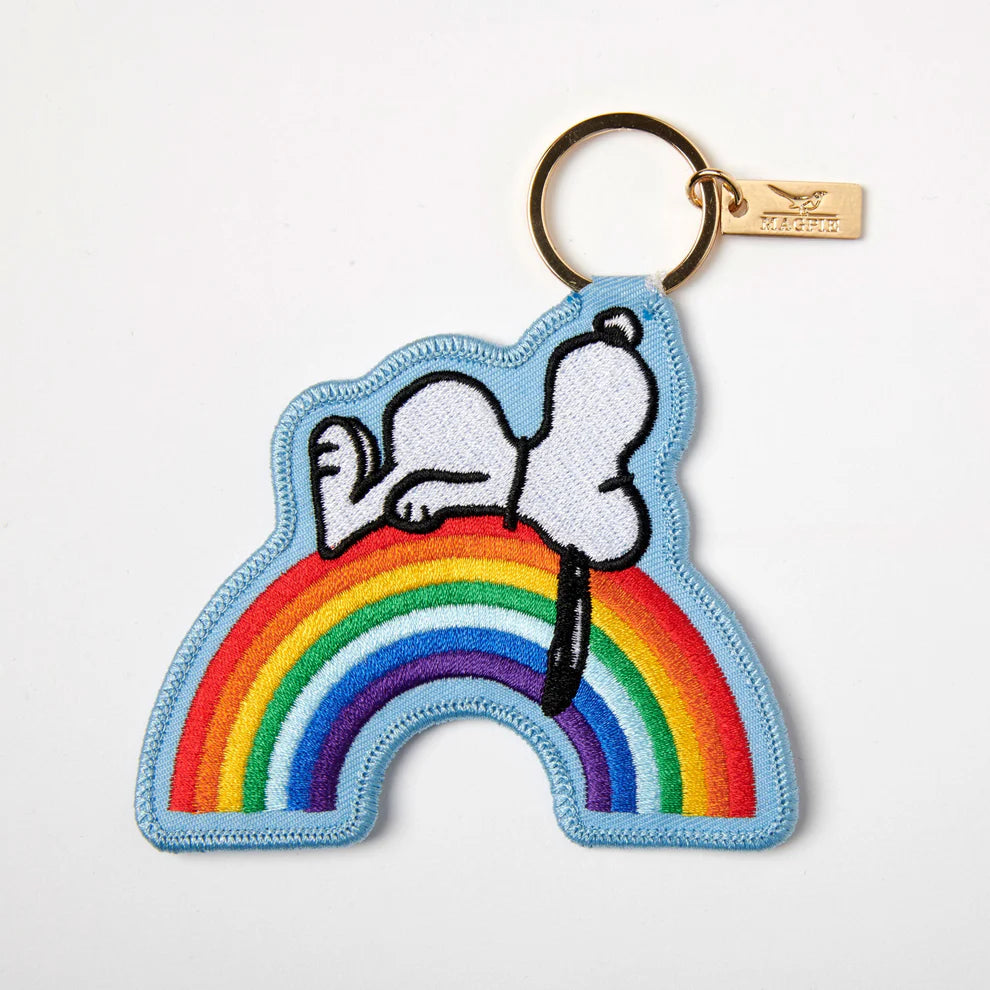 Peanuts Key Charm Rainbow