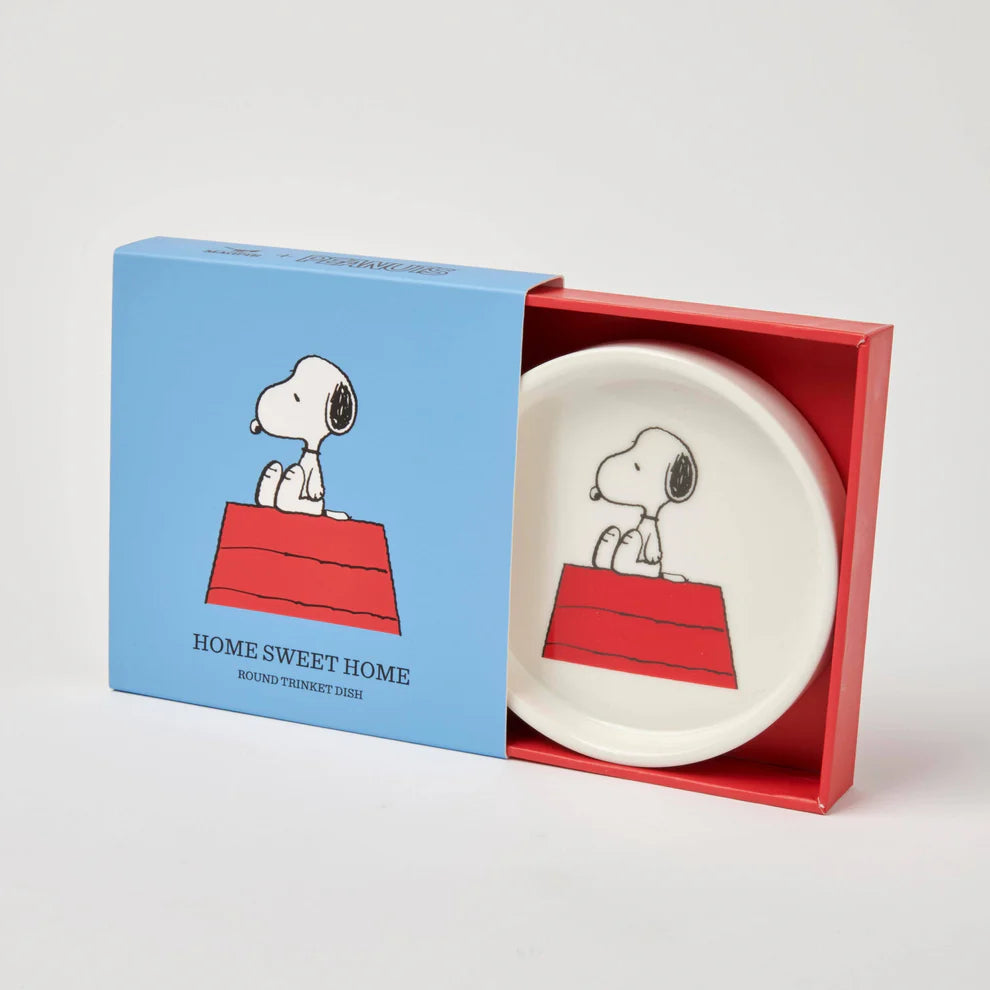 Peanuts Round Shaped Trinket Dish - Home Sweet Home