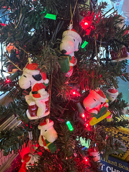 Peanuts vintage Christmas ornaments