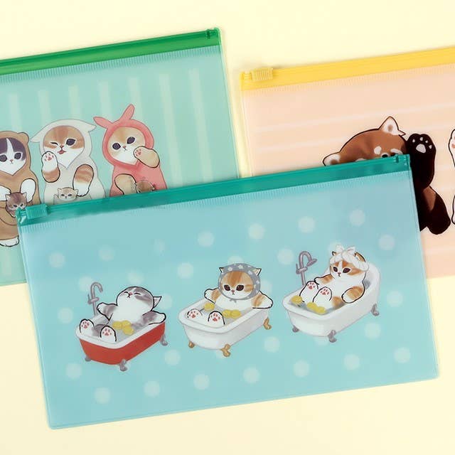 Mofusand illustrated Milky Pouch Pencil Case