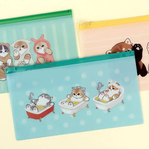 Mofusand illustrated Milky Pouch Pencil Case