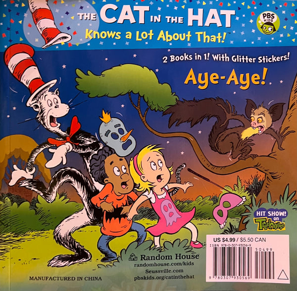 The Cat in the Hat Knows a Lot About That!, Trick-or-Treat and Aye-Aye! (2 Books in 1! With Glitter Stickers!)